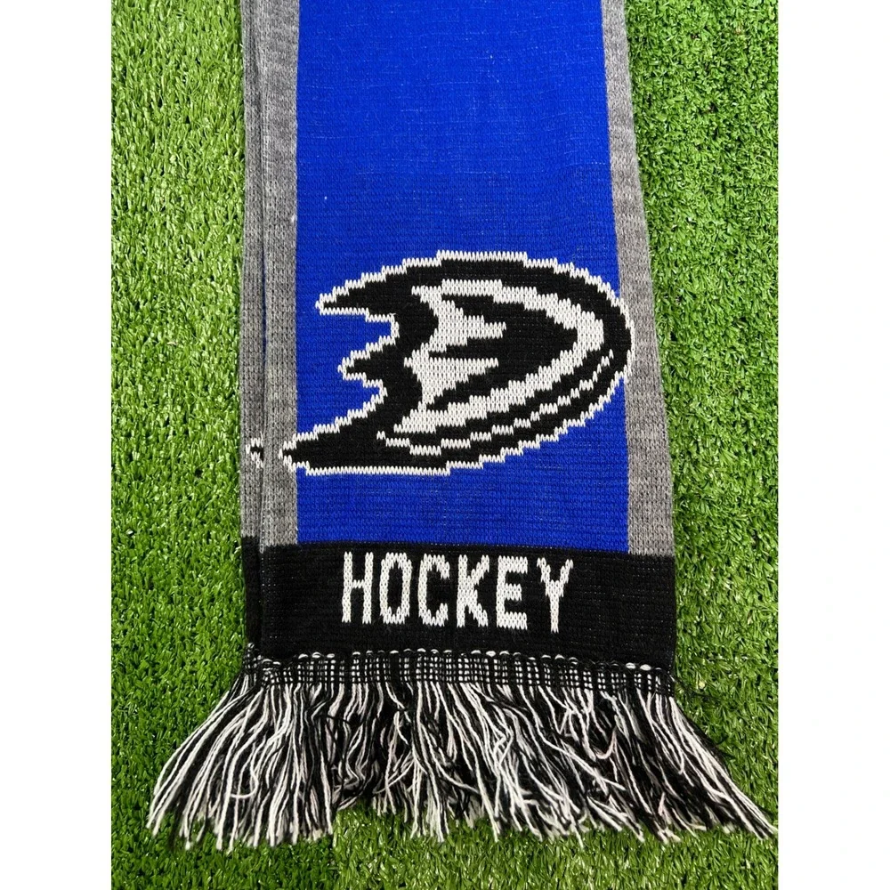 Reebok Buffalo Sabres/Ducks NHL Premiere Hockey Scarf scarve Knit‎ Blue White
